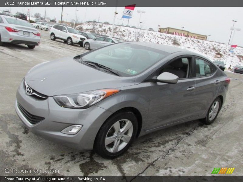 Titanium Gray Metallic / Gray 2012 Hyundai Elantra GLS