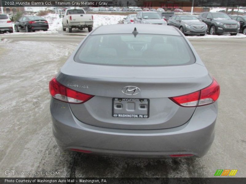 Titanium Gray Metallic / Gray 2012 Hyundai Elantra GLS