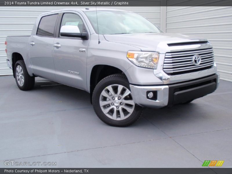 Silver Sky Metallic / Graphite 2014 Toyota Tundra Limited Crewmax 4x4