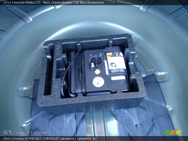 Black Granite Metallic / Jet Black/Brownstone 2014 Chevrolet Malibu LTZ