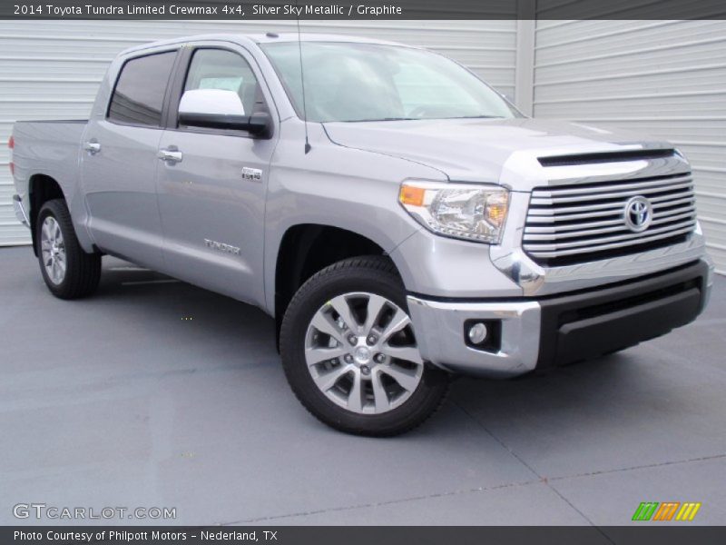 Silver Sky Metallic / Graphite 2014 Toyota Tundra Limited Crewmax 4x4