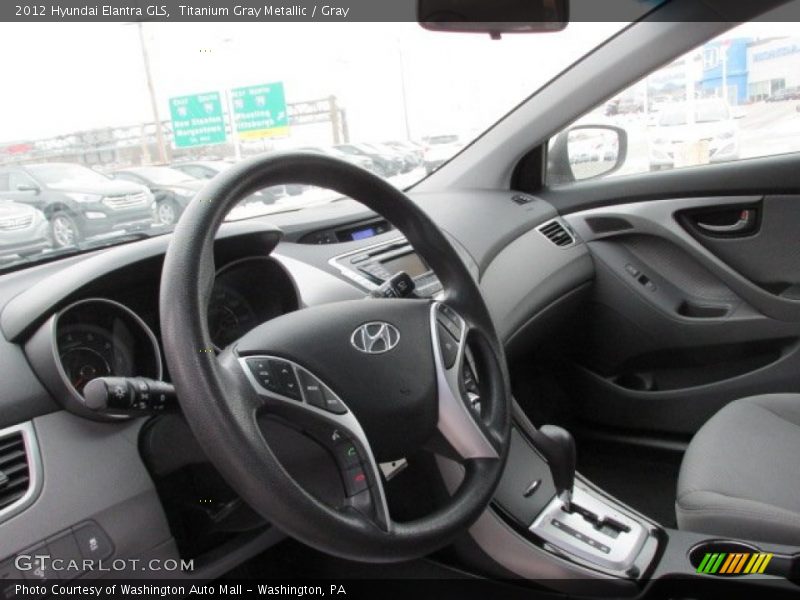 Titanium Gray Metallic / Gray 2012 Hyundai Elantra GLS