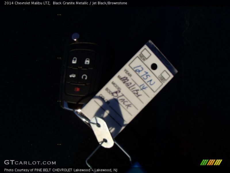 Black Granite Metallic / Jet Black/Brownstone 2014 Chevrolet Malibu LTZ