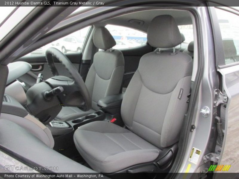 Titanium Gray Metallic / Gray 2012 Hyundai Elantra GLS