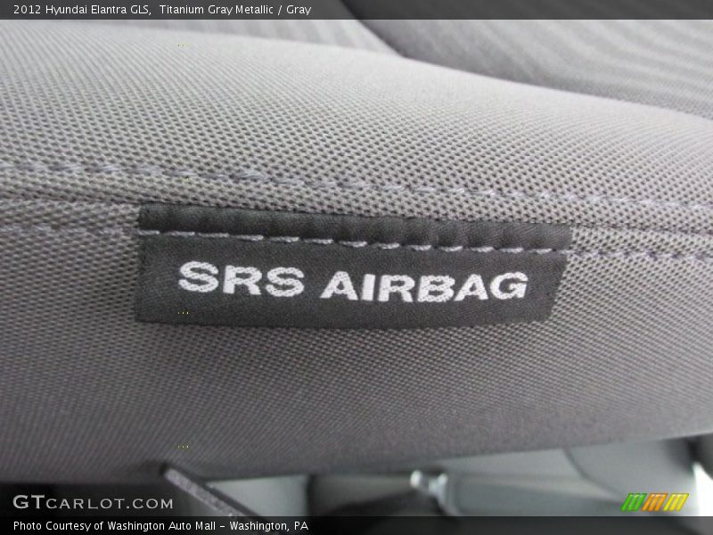 Titanium Gray Metallic / Gray 2012 Hyundai Elantra GLS