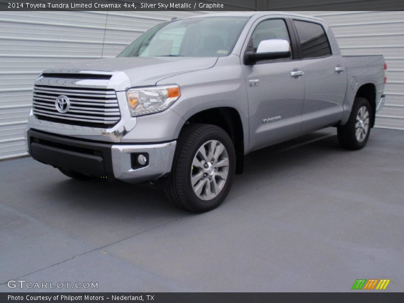 Silver Sky Metallic / Graphite 2014 Toyota Tundra Limited Crewmax 4x4