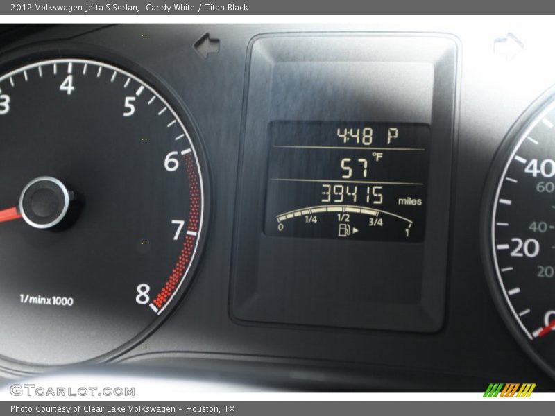 Candy White / Titan Black 2012 Volkswagen Jetta S Sedan