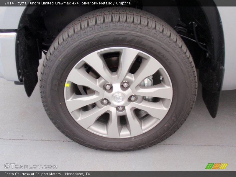 Silver Sky Metallic / Graphite 2014 Toyota Tundra Limited Crewmax 4x4
