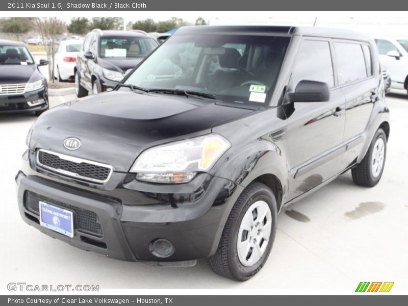 Shadow Black / Black Cloth 2011 Kia Soul 1.6