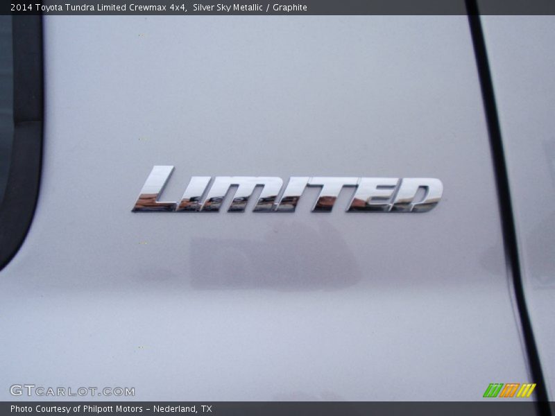 Silver Sky Metallic / Graphite 2014 Toyota Tundra Limited Crewmax 4x4