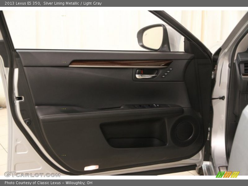 Silver Lining Metallic / Light Gray 2013 Lexus ES 350