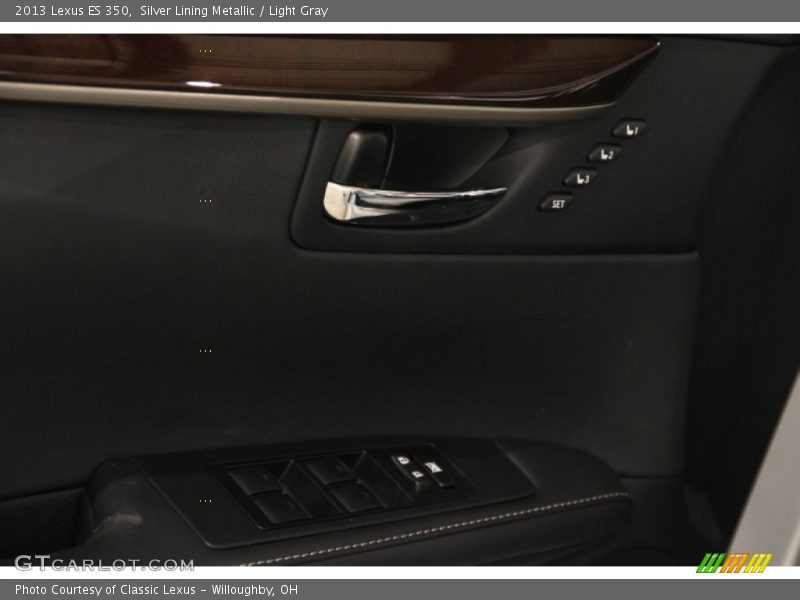 Silver Lining Metallic / Light Gray 2013 Lexus ES 350