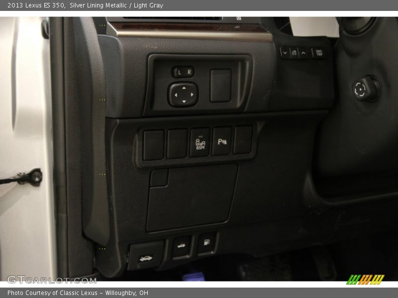 Silver Lining Metallic / Light Gray 2013 Lexus ES 350