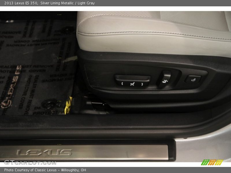 Silver Lining Metallic / Light Gray 2013 Lexus ES 350