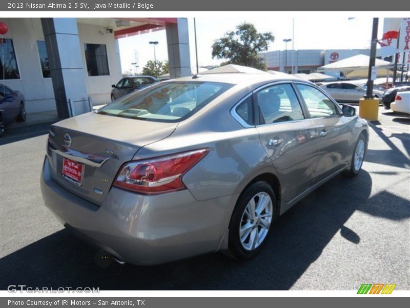 Java Metallic / Beige 2013 Nissan Altima 2.5 SV