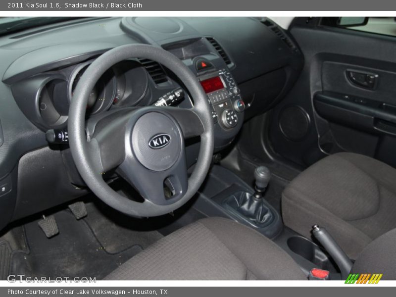 Shadow Black / Black Cloth 2011 Kia Soul 1.6