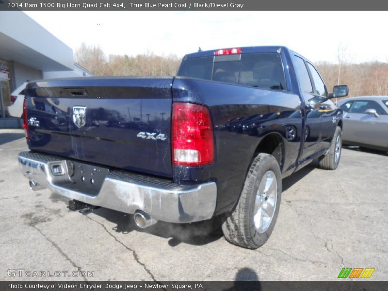  2014 1500 Big Horn Quad Cab 4x4 True Blue Pearl Coat