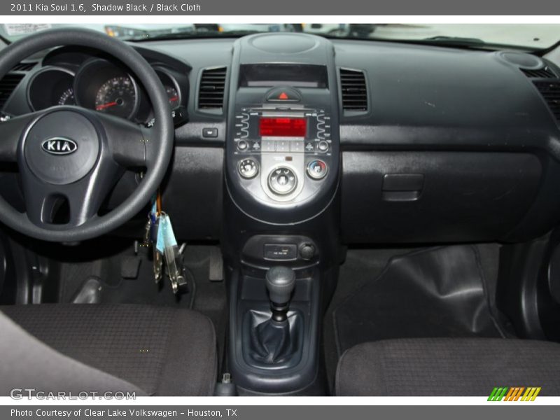 Shadow Black / Black Cloth 2011 Kia Soul 1.6
