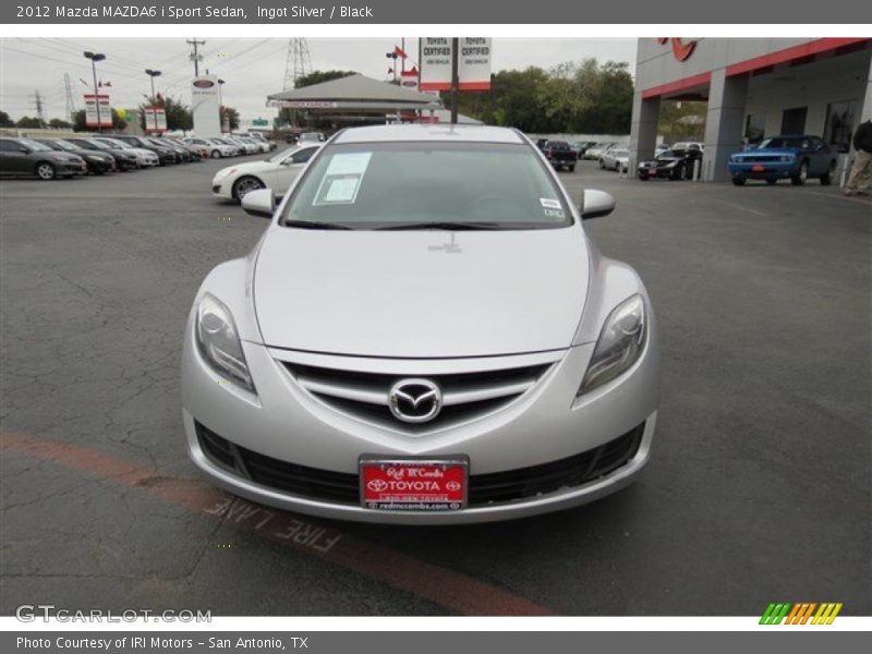 Ingot Silver / Black 2012 Mazda MAZDA6 i Sport Sedan