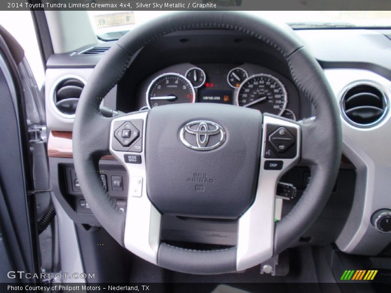 Silver Sky Metallic / Graphite 2014 Toyota Tundra Limited Crewmax 4x4