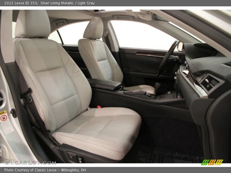 Silver Lining Metallic / Light Gray 2013 Lexus ES 350