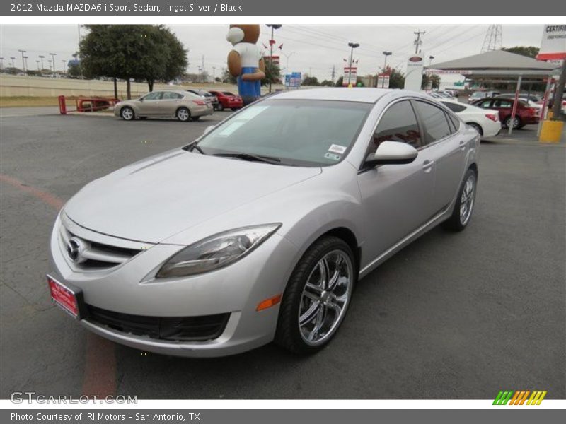 Ingot Silver / Black 2012 Mazda MAZDA6 i Sport Sedan