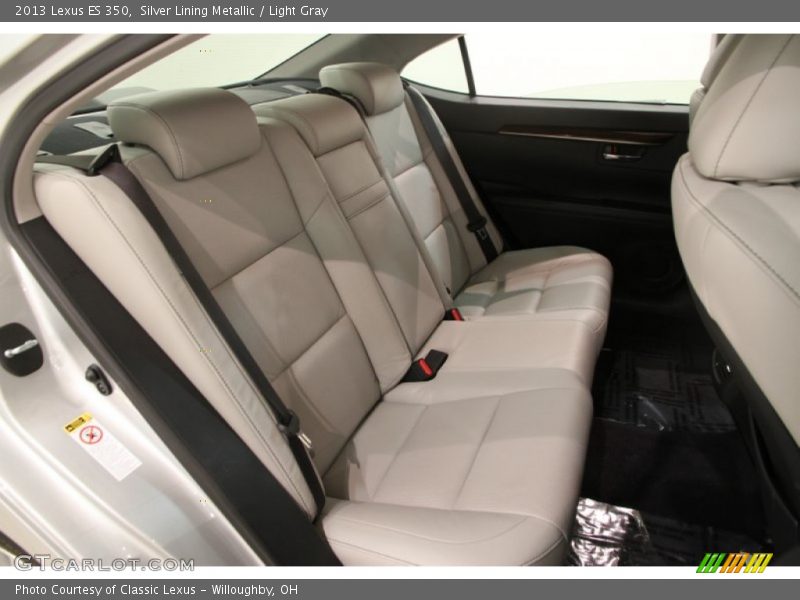 Silver Lining Metallic / Light Gray 2013 Lexus ES 350