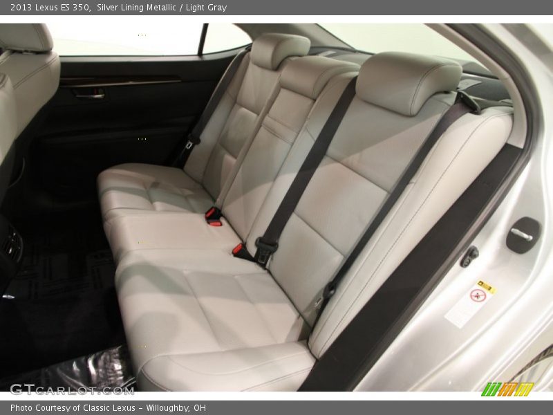 Silver Lining Metallic / Light Gray 2013 Lexus ES 350