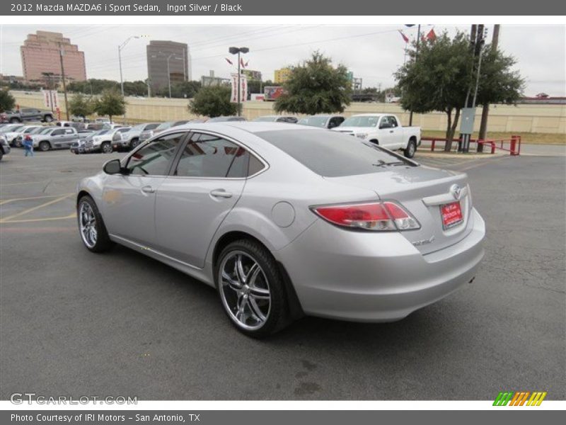 Ingot Silver / Black 2012 Mazda MAZDA6 i Sport Sedan