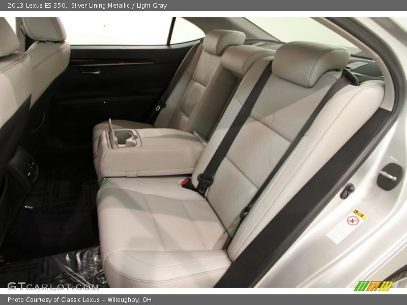 Silver Lining Metallic / Light Gray 2013 Lexus ES 350