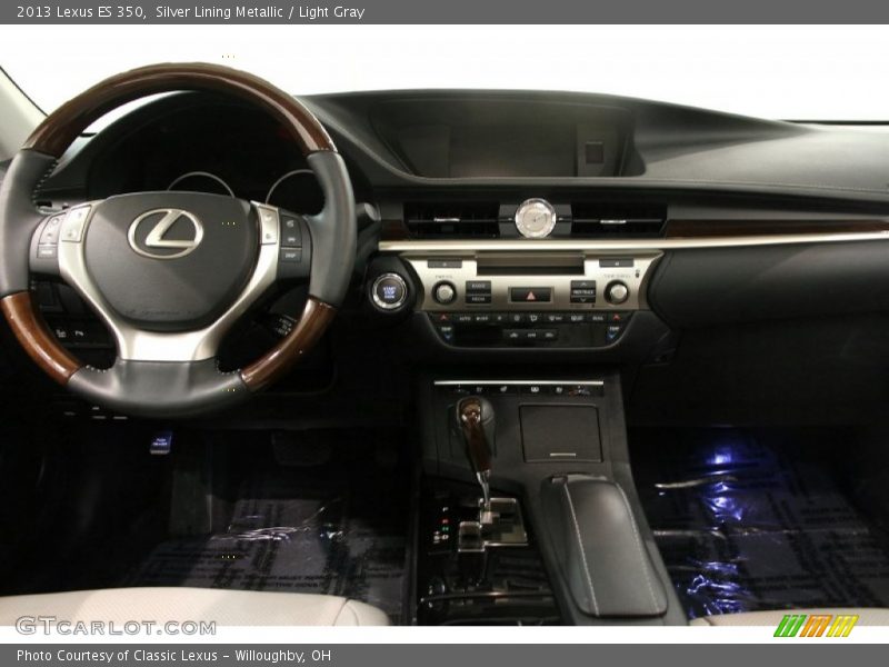 Silver Lining Metallic / Light Gray 2013 Lexus ES 350