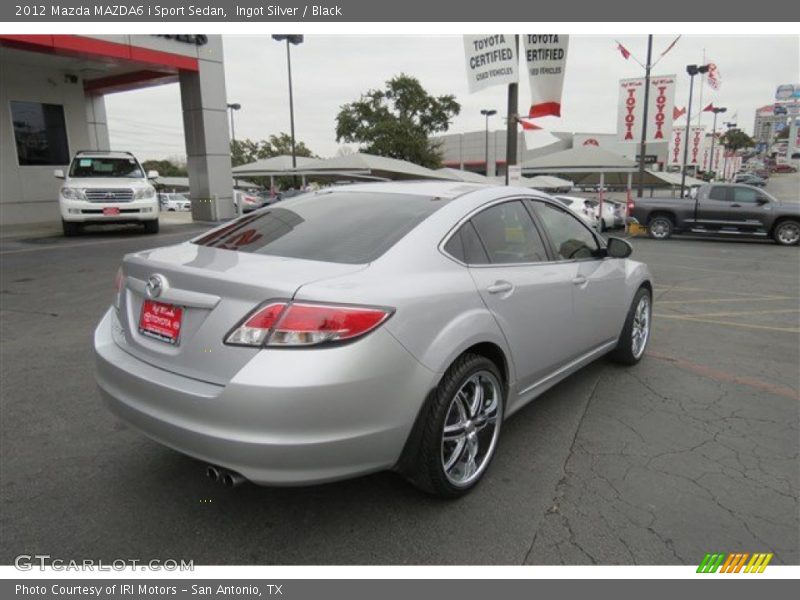 Ingot Silver / Black 2012 Mazda MAZDA6 i Sport Sedan