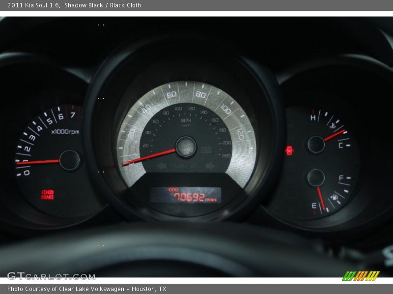 Shadow Black / Black Cloth 2011 Kia Soul 1.6