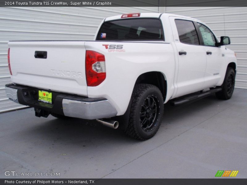 Super White / Graphite 2014 Toyota Tundra TSS CrewMax