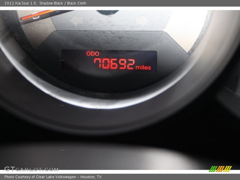 Shadow Black / Black Cloth 2011 Kia Soul 1.6