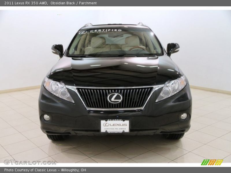 Obsidian Black / Parchment 2011 Lexus RX 350 AWD