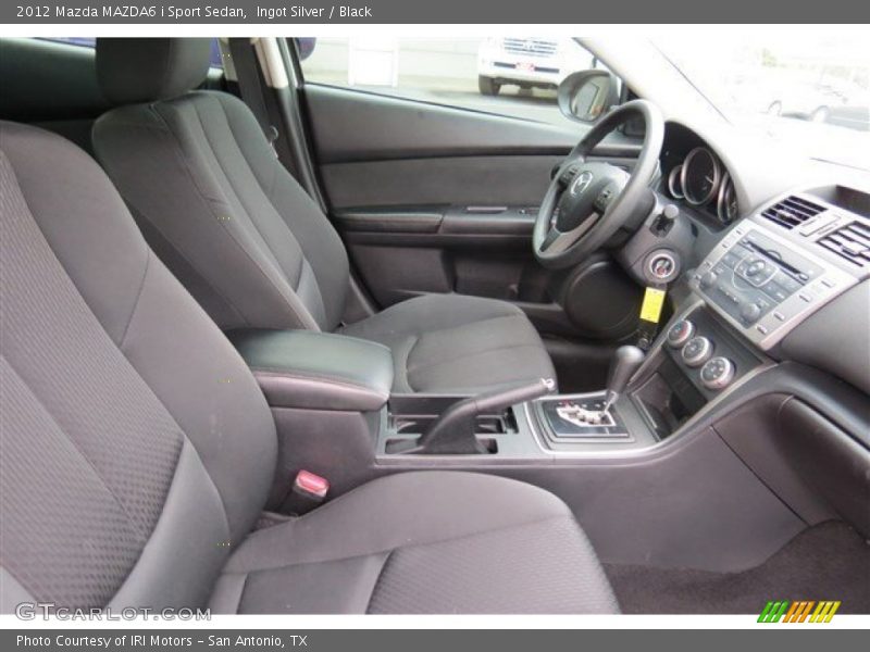 Ingot Silver / Black 2012 Mazda MAZDA6 i Sport Sedan
