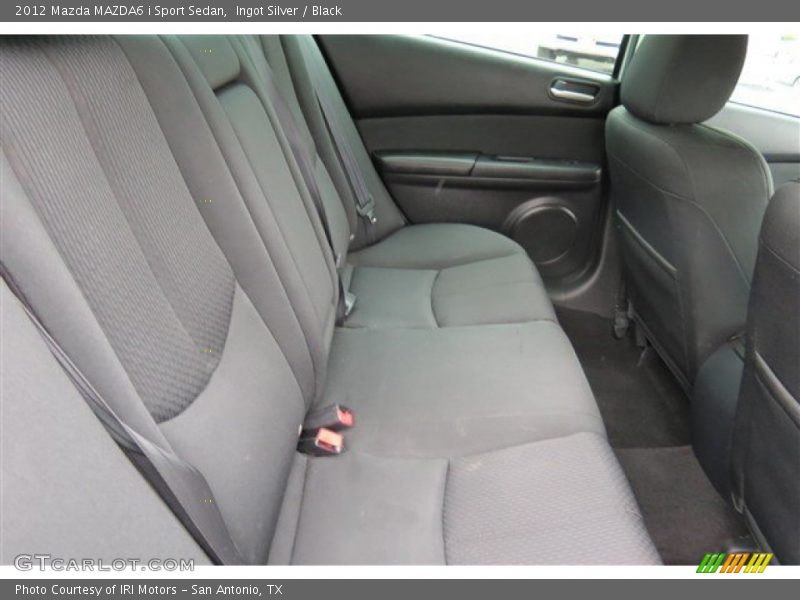 Ingot Silver / Black 2012 Mazda MAZDA6 i Sport Sedan