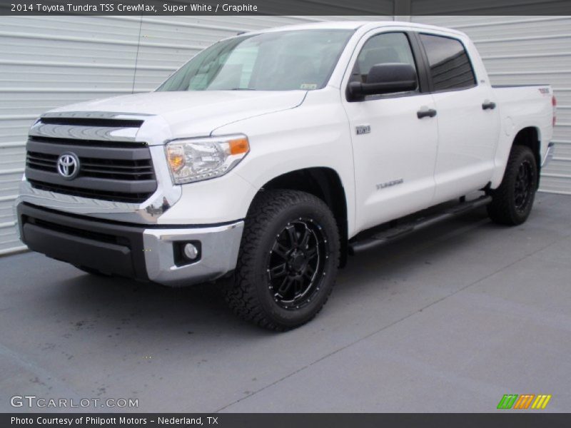 Super White / Graphite 2014 Toyota Tundra TSS CrewMax