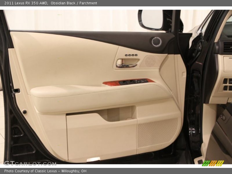 Obsidian Black / Parchment 2011 Lexus RX 350 AWD