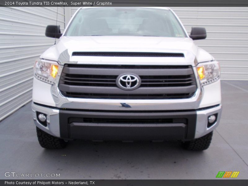 Super White / Graphite 2014 Toyota Tundra TSS CrewMax