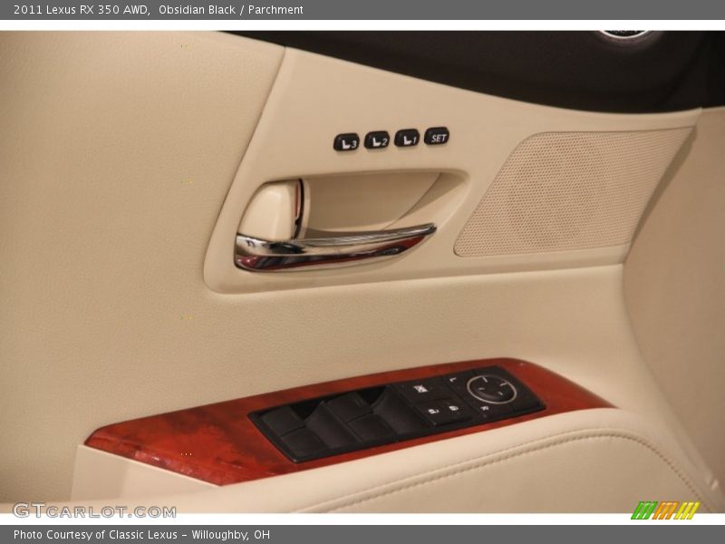 Obsidian Black / Parchment 2011 Lexus RX 350 AWD
