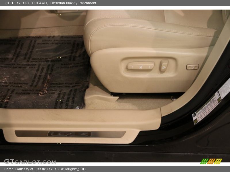 Obsidian Black / Parchment 2011 Lexus RX 350 AWD