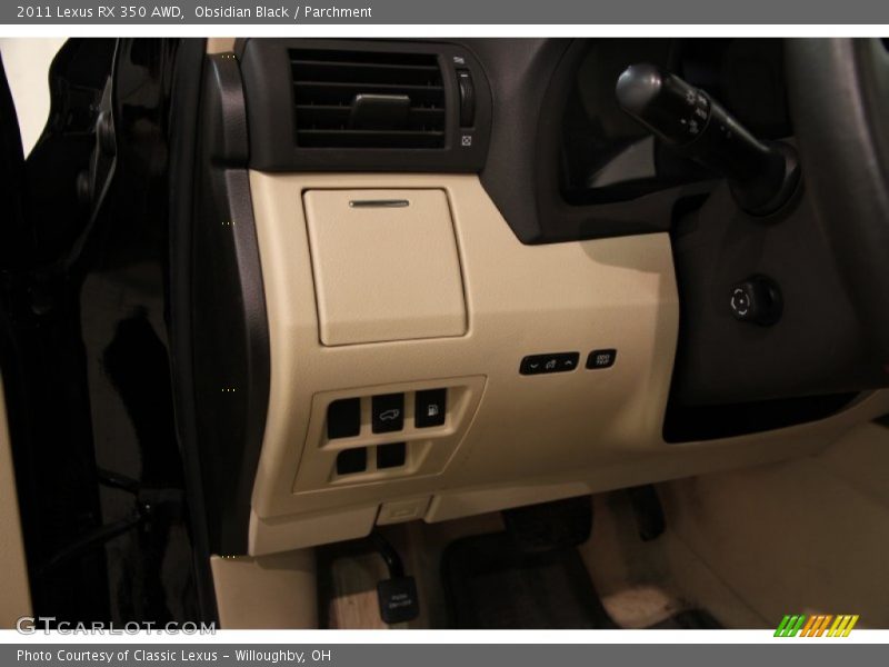 Obsidian Black / Parchment 2011 Lexus RX 350 AWD