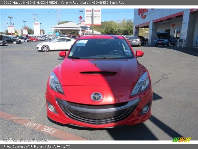 Velocity Red Mica / MAZDASPEED Black/Red 2012 Mazda MAZDA3 MAZDASPEED3