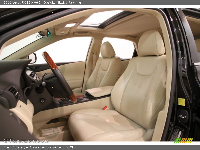 Obsidian Black / Parchment 2011 Lexus RX 350 AWD