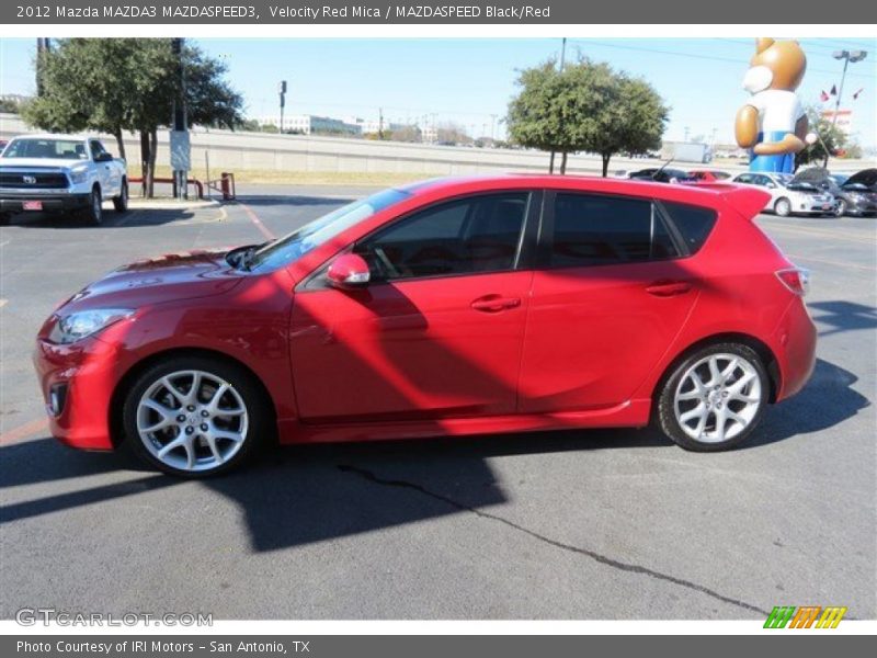 Velocity Red Mica / MAZDASPEED Black/Red 2012 Mazda MAZDA3 MAZDASPEED3