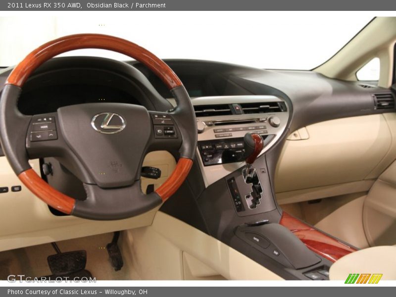 Obsidian Black / Parchment 2011 Lexus RX 350 AWD
