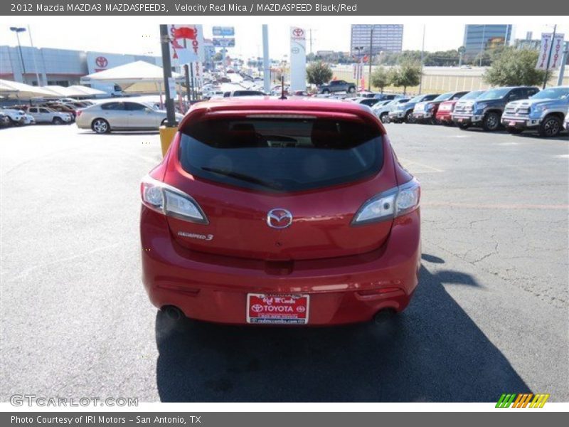 Velocity Red Mica / MAZDASPEED Black/Red 2012 Mazda MAZDA3 MAZDASPEED3
