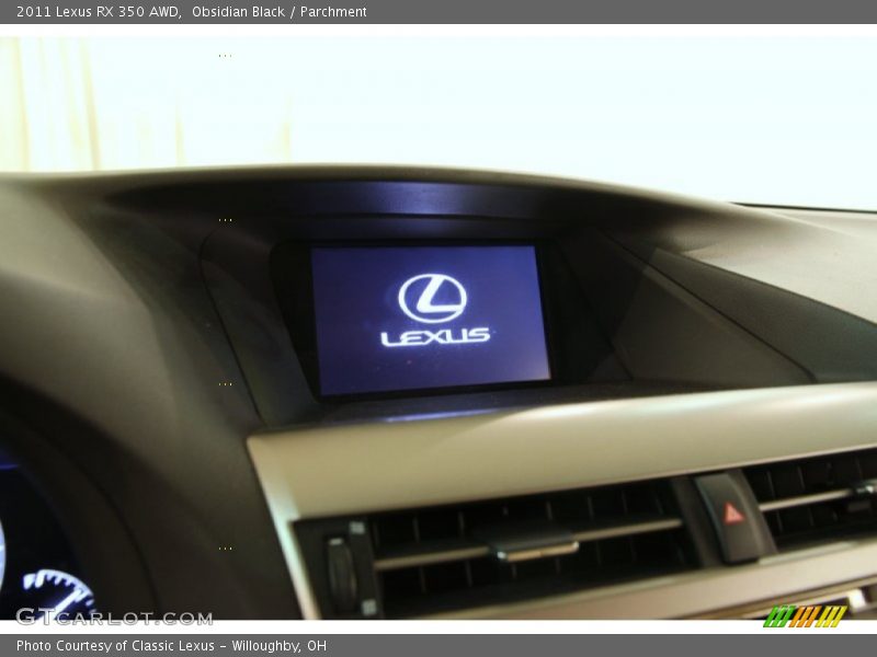 Obsidian Black / Parchment 2011 Lexus RX 350 AWD